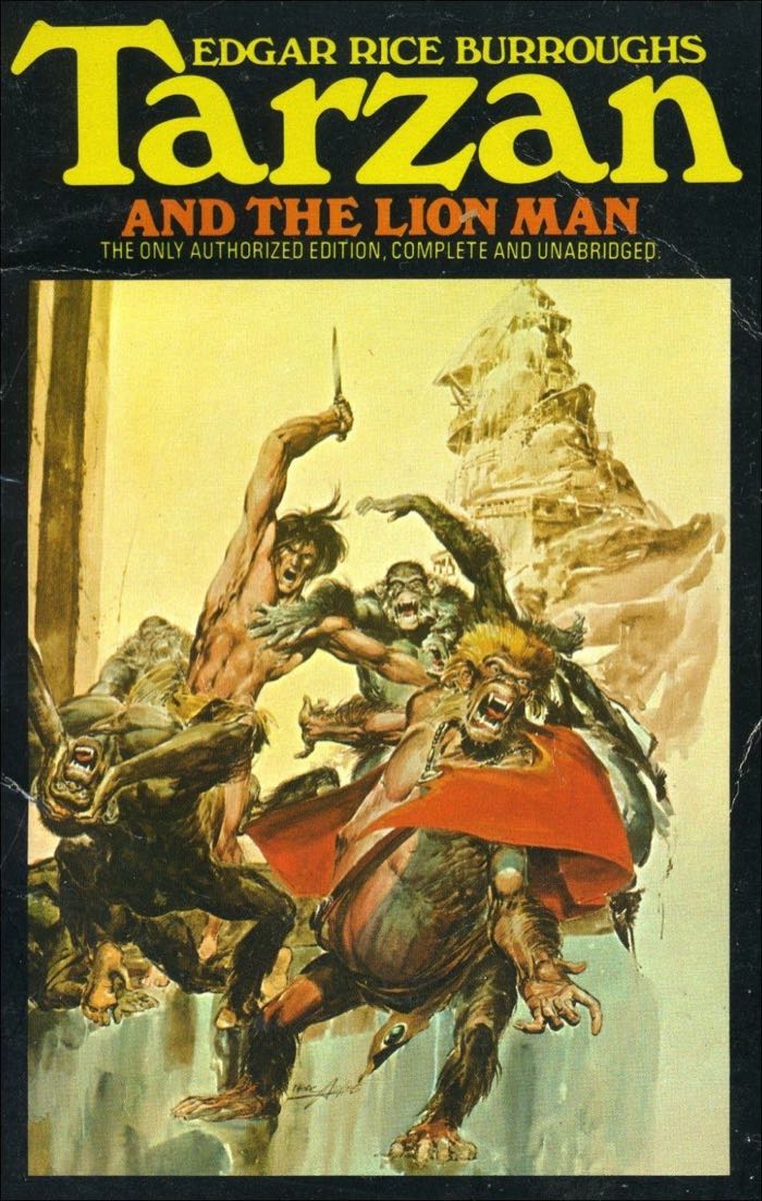 Tarzan And The Lion Man By Edgar Rice Burroughs